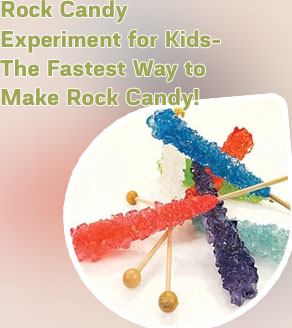 Rock candy science project